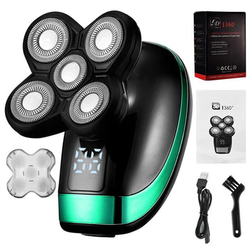 ProHealify Electric Shaver Portable Rechargeable 5-in-1